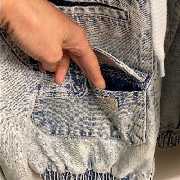 Urban Outfitters BDG Acid Wash Bomber Jacket - Picture 7 of 9